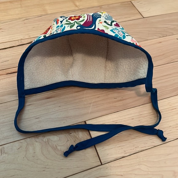 Fleece Lined Cotton Bonnet - Picture 2 of 3